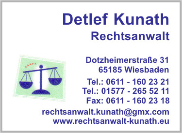 Rechtsanwalt D. Kunath