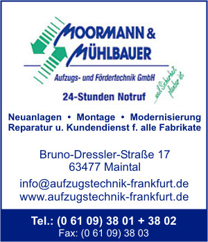 Aufzugs- & Frdertechnik GmbH Moormann & Mhlbauer