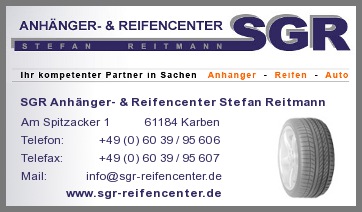 SGR Anhnger- & Reifencenter Stefan Reitmann