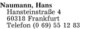 Naumann, Hans