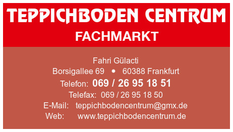 Teppichboden Centrum Fachmarkt, Fahri Glacti
