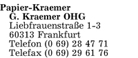 Papier-Kraemer G. Kraemer OHG