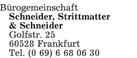 Schneider Strittmacher & Schneider