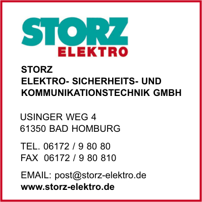 Storz Elektro- Sicherheits- und Kommunikationstechnik GmbH