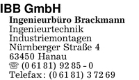 IBB GmbH, Ingenieurbro Brackmann