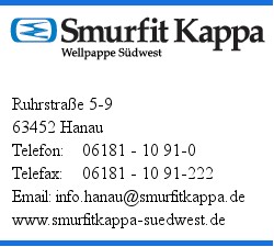 Smurfit Kappa GmbH Werk Hanau