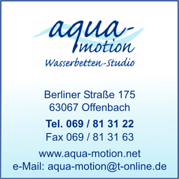 aqua-motion Wasserbetten-Studio