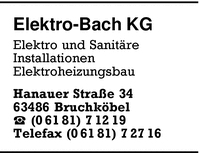 Elektro-Bach KG