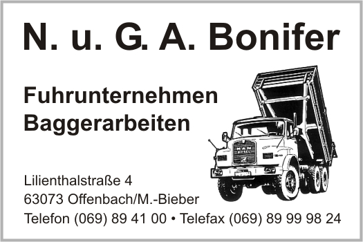 Bonifer OHG, N. u. G. A.