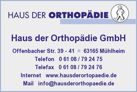 Haus der Orthopdie GmbH