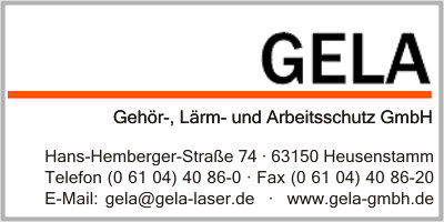 GELA Gehr-, Lrm- und Arbeitsschutzmittel GmbH