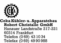 Ceka Khler- und Apparatebau Robert Christalle GmbH