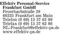 Effektiv Personal-Service Frankfurt GmbH