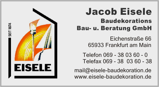 Eisele Baudekorations Bau- und Beratung GmbH, Jacob