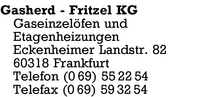Gasherd Fritzel KG