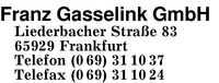 Gasselink GmbH, Franz