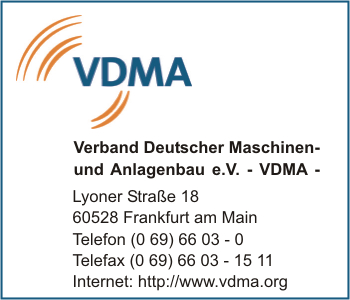 Verband Deutscher Maschinen- und Anlagenbau e.V.  - VDMA -