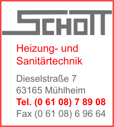 Schott Heizung- und Sanitrtechnik Inh. Dirk-Peter Lwe