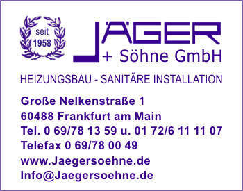 Jger + Shne GmbH - Heizungsbau - Sanitre Installation