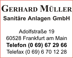 Mller Sanitre Anlagen GmbH, Gerhard