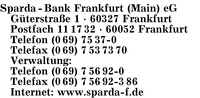 Sparda-Bank Frankfurt (Main) eG
