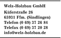 Welz-Holzbau GmbH