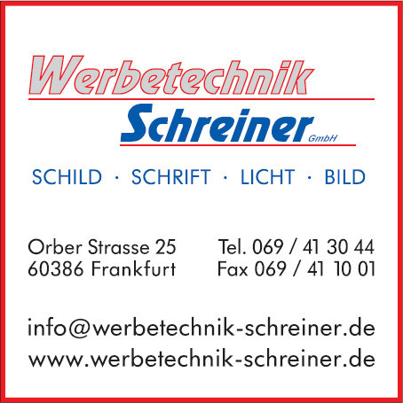 Werbetechnik Schreiner GmbH