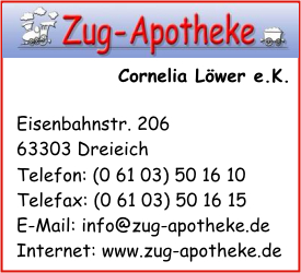 Zug-Apotheke Inh. Cornelia Lwer e. K.