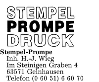 Stempel-Prompe Inh. H.-J. Wieg