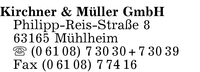 Kirchner & Mller GmbH