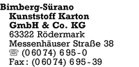 Bimberg-Srano Kunststoff Karton GmbH & Co. KG