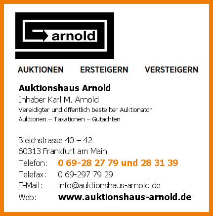 Auktionshaus Arnold, Inhaber Karl M. Arnold