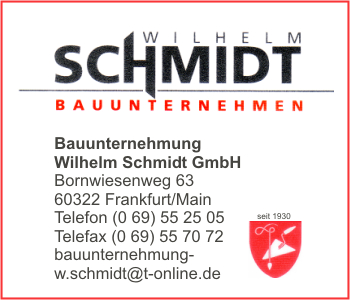 Bauunternehmung Schmidt GmbH, Wilhelm