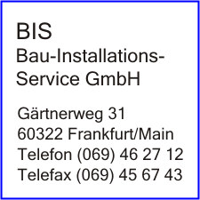 BIS Bau-Installations-Service GmbH