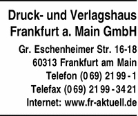 Druck- und Verlagshaus Frankfurt am Main GmbH Frankfurter Rundschau