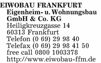 EIWOBAU FRANKFURT Eigenheim- und Wohnungsbau GmbH & Co. KG