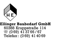 Ellinger Baubedarf GmbH