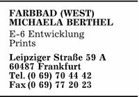 FARBBAD (WEST) MICHAELA BERTHEL