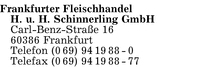 Frankfurter Fleischhandel H. u. H. Schinnerling GmbH