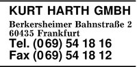 Harth GmbH, Kurt