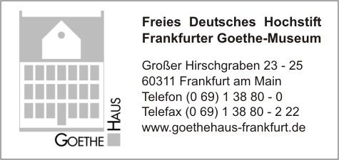 Museum - Freies Deutsches Hochstift Frankfurter Goethe-Museum